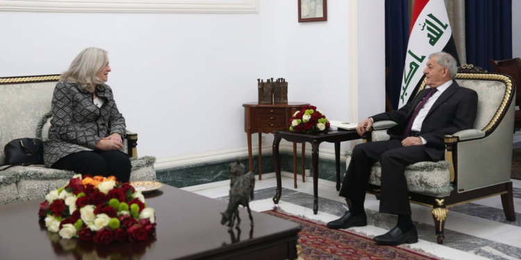 رئيس الجمهورية يستقبل سفيرة الولايات المتحدة