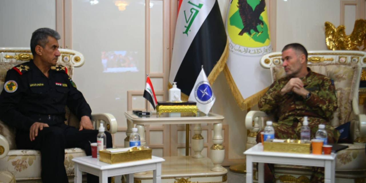 قائد بعثة الناتو يؤكد  للساعدي ان (جهاز مُكافحة الإرهاب) غير قواعد اللعبة في دحر الإرهـاب