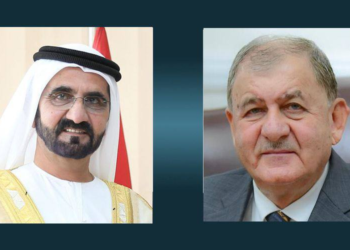 رئيس الجمهورية يتلقى برقية تهنئة من نائب رئيس دولة الإمارات العربية المتحدة