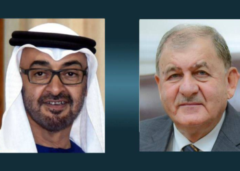 رئيس الجمهورية يتلقى برقية تهنئة من رئيس دولة الإمارات العربية المتحدة