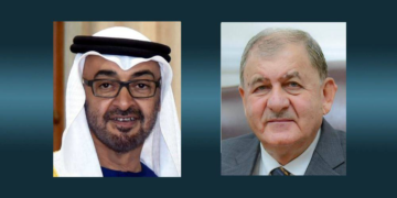 رئيس الجمهورية يتلقى برقية تهنئة من رئيس دولة الإمارات العربية المتحدة