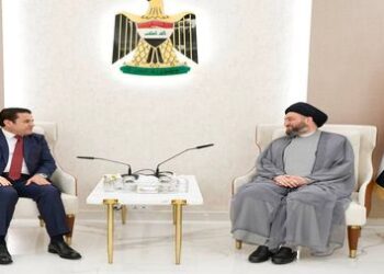 الحكيم يستقبل مستشار الأمن القومي قاسم الأعرج