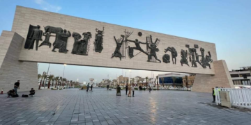 افتتاح ساحة التحرير بحلتها الجديدة بحضور رئيس الوزراء السيد الكاظمي