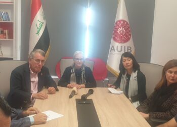 الجامعة الامريكية تبحث مع وفد جامعة فاندربيلت الامريكية تطوير التعليم في العراق
