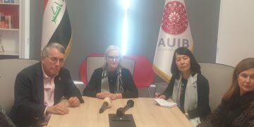 الجامعة الامريكية تبحث مع وفد جامعة فاندربيلت الامريكية تطوير التعليم في العراق