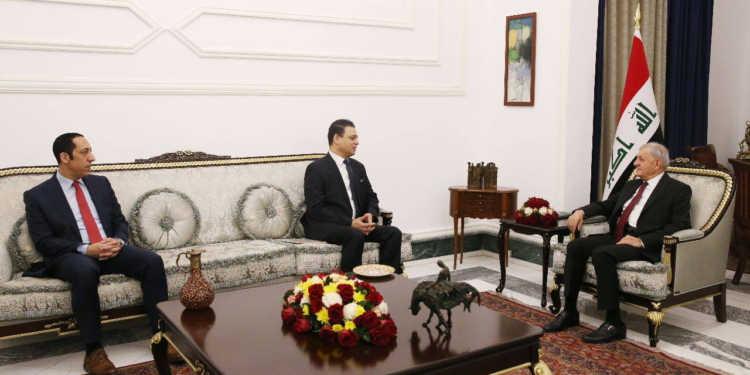 رئيس الجمهورية يستقبل السفير المصري