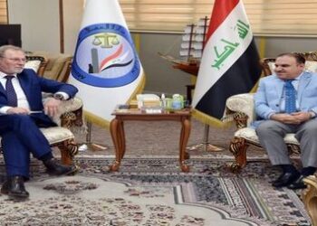 وزير العدل يستقبل المدير التنفيذي للوكالة الالمانية للتنمية ( ‏‎(GiZ
