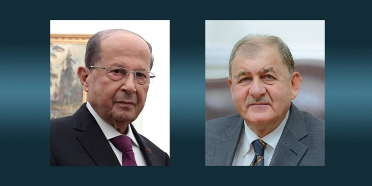 رئيس الجمهورية يتلقى برقية تهنئة من الرئيس اللبناني