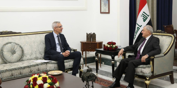 رئيس الجمهورية يستقبل السفير الألماني