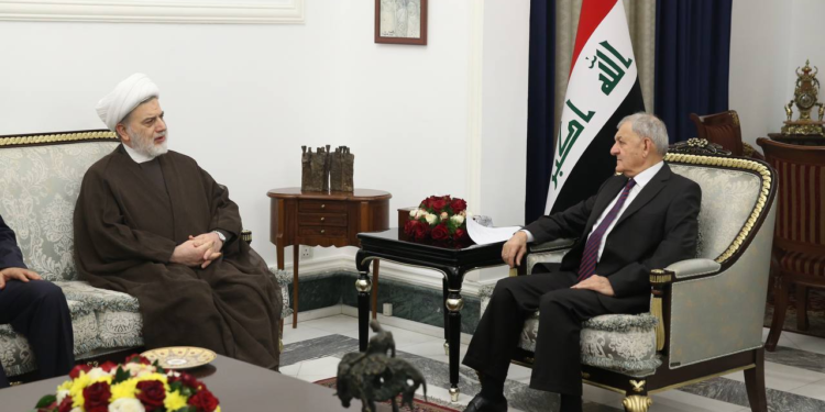 رئيس الجمهورية يستقبل رئيس المجلس الاعلى الإسلامي