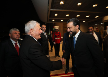 رئيس الجمهورية عبد اللطيف رشيد يصل إلى مبنى مجلس النواب