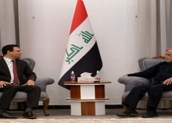 العامري يستقبل السفير المصري ￼