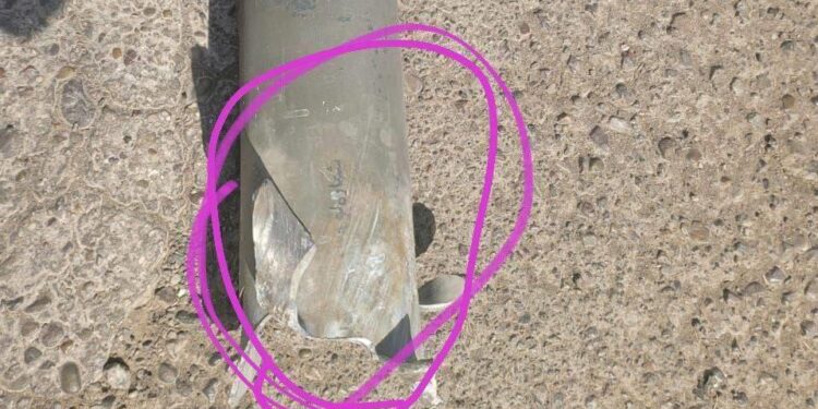 معلومات اولية عن قصف الخضراء… (كلمات فارسية على الصواريخ)