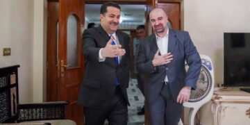بافل طالباني ومحمد السوداني يبحثان خطوات تشكيل الحكومة في بغداد