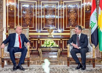 مسرور بارزاني يلتقي سفير تركيا