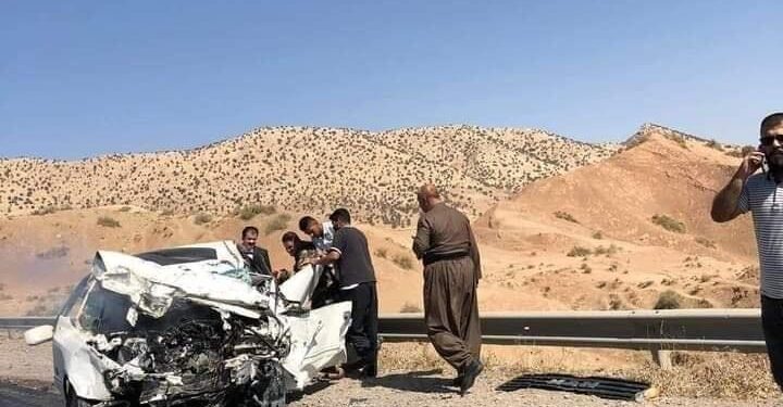 حادث سير مروع يودي بحياة (5 من قوات البيشمركة)