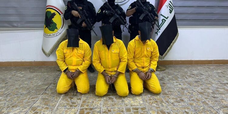 اعتقال 7 من “داعش”  في أربيل والسليمانية وكركوك بينهم قيادي