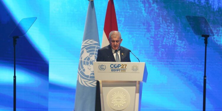 بالفيديو زلّة لسان للرئيس العراقي خلال قمة المناخ تثير جدلاً واسعاً