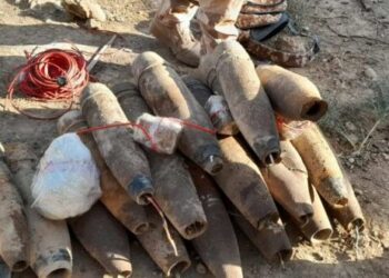 العثور على شبكة أنفاق تضم عبوات محلية الصنع في بادوش