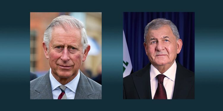 رئيس الجمهورية يتلقى برقية تهنئة من ملك بريطانيا تشارلز الثالث