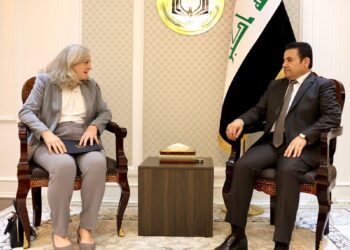 الاعرجي يستقبل السفيرة الأمريكية