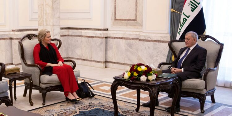 رئيس الجمهورية يستقبل الممثلة الخاصة للأمين العام للأمم المتحدة