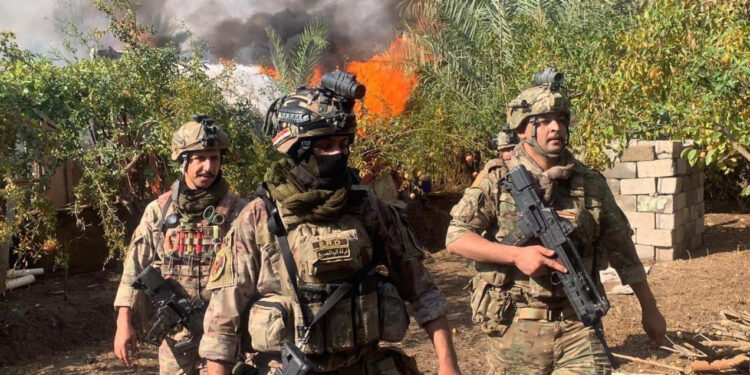 حملة لملاحقة مهربي النفط في حدود بغداد وتدمير 5 اوكار لعصابات الجريمة