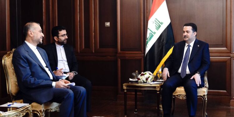 السوداني يلتقي عبد اللهيان في طهران