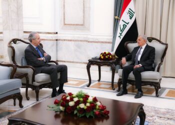 رئيس الجمهورية يستقبل السفير الاسباني لدى العراق