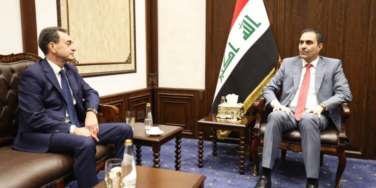 المندلاوي يستقبل السفير الفرنسي