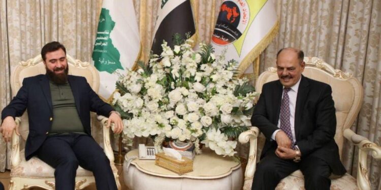 الكلداني يلتقي نقيب الصحفيين العراقيين مهنئاً له برئاسة اتحاد الصحفيين العرب