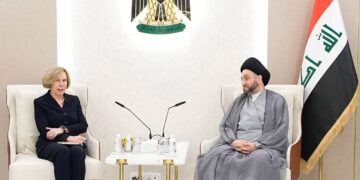 الحكيم يستقبل سفيرة أستراليا .. دعونا إلى تمثيل أكبر للمرأة في المشهد السياسي