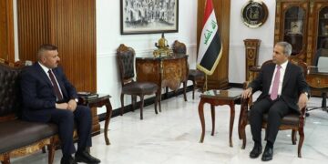 زيدان يستقبل الشمري لبحث التعاون بين (القضاء والداخلية) في مكافحة الجريمة