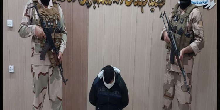 القبض على احد عناصر عصابات داعش  في كركوك