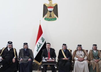 السوداني يستقبل عدداً من الوجهاء وشيوخ العشائر