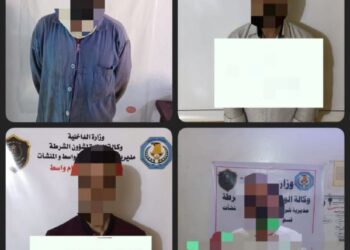 القبض على 4 مطــلوبين وفق مواد قانونية في واسط