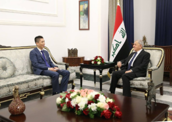 رئيس الجمهورية يستقبل السفير الصيني لدى العراق