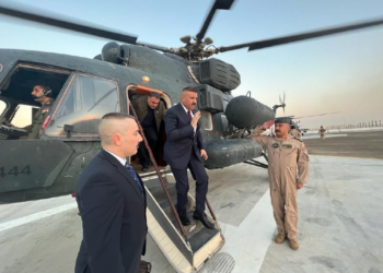 وزير الداخلية يصل محافظة ديالى على رأس وفد امني كبير