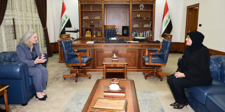 وزير المالية تستقبل السفيرة الأمريكية