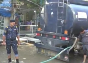 بالصور الشرطة الاتحادية تساهم بدعم الجهد الخدمي لأمانة بغداد