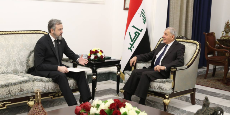 رئيس الجمهورية يستقبل السفير الصربي