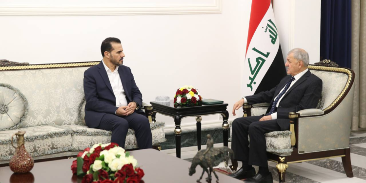 رئيس الجمهورية  يستقبل رئيس كتلة حقوق النيابية