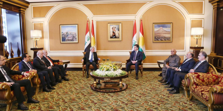 رئيس الجمهورية يصل أربيل