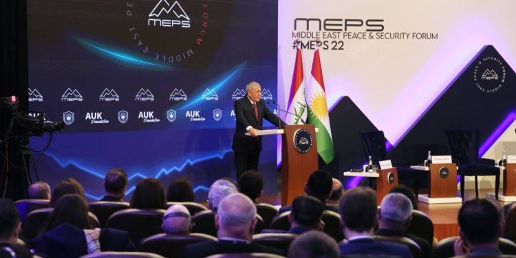 رئيس الجمهورية يشارك في منتدى “الشرق الأوسط للسلام والأمن”  في دهوك