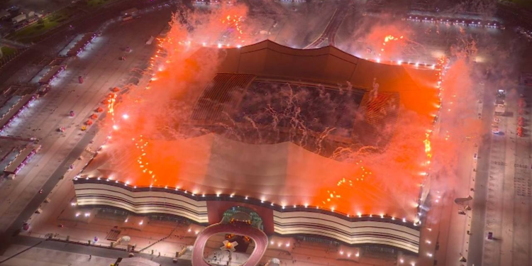 فيديو بدء حفل افتتاح كاس العالم في قطر ,, بث مباشر