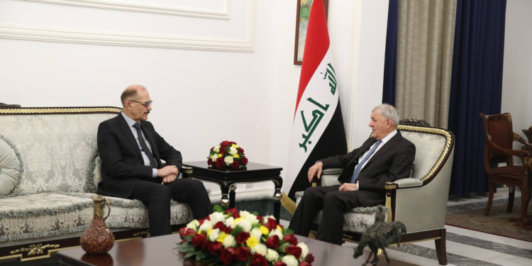 رئيس الجمهورية يستقبل رئيس المحكمة الاتحادية العليا