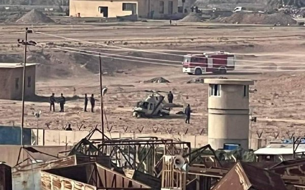 بالفيديو هبوط اضطراري لطائرة في سامراء نتيجة خلل فني