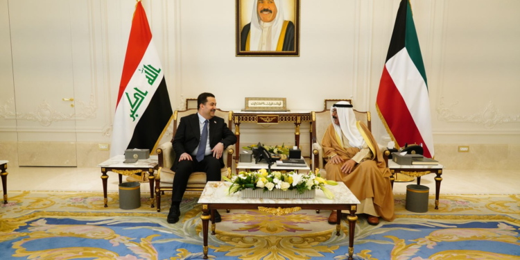 السوداني يلتقي ولي العهد الكويتي