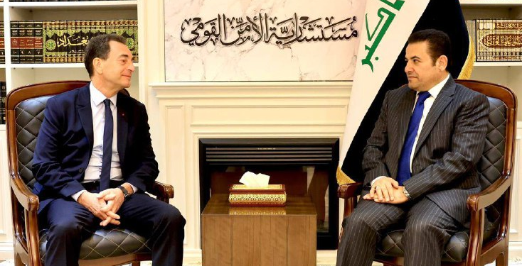 الأعرجي يستقبل السفير الفرنسي