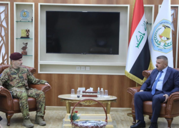 وزير الداخلية يستقبل قائد بعثة حلف الناتو في العراق